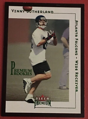2001 Fleer Premium /2001 #225 Vinny Sutherland FALCONS /2001 - Image 1 of 2