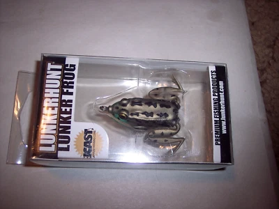 Frog Fishing Lure Lunker Hunt Pocket Frog Weedless Floating Frog Lure Bass Lure - Image 1 of 4