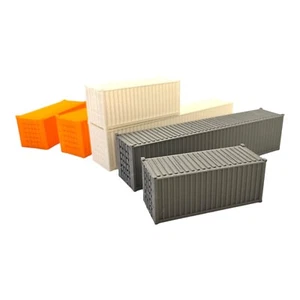 1:87 H0 modellismo 20' DC 40' piedi HC e DC container marittimo | NUOVO - Foto 1 di 3