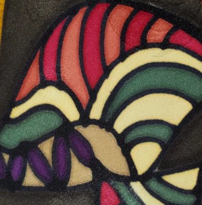 ROBERT DASKAL ~ CORBATA DE ARTE PINTADA A MANO PINTADA A MANO ~ HONGOS FUNKY ~ 58" Foto 1 de 4