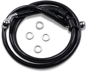 Línea de freno DRAG SPECIALTIES 614760-8BLK - delantera - +8" - negra - XL - Imagen 1 de 1