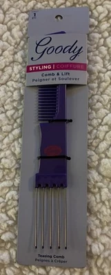 Combo de herramientas Goody peine y elevación herramienta de peinado púrpura nuevo de Lote Antiguo 2018 Foto 1 de 4