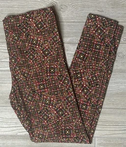 NUEVO Leggings LuLaRoe TC altos y curvilíneos formas geométricas multicolores - Imagen 1 de 1