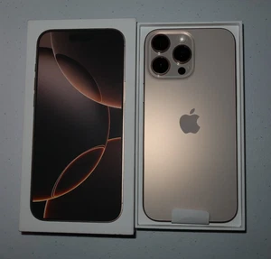 Apple iPhone 16 Pro Max 256GB Desert Titanium Entsperrt - BRANDNEU - Bild 1 von 3