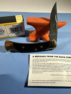 Navaja de Bolsillo Plegable Buck USA "The 55" con Asas de Ébano 18/10/2024 Totalmente Nueva Foto 1 de 4