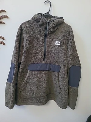 The North Face Campshire Fleece Pullover Hoodie Jacket Coat MEN XL 1/2 Zip  - Image 1 of 4