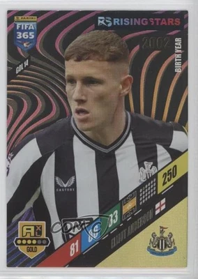 2024 Panini Adrenalyn XL Fifa 365 Gold Rising Stars Elliot Anderson #GOL14 - Image 1 of 2