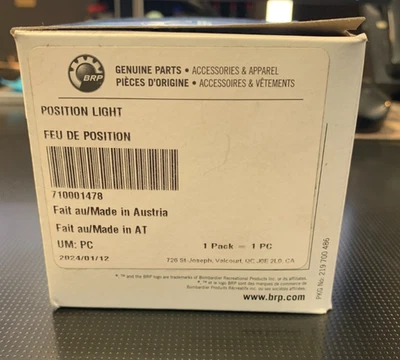 New 2010-2012 BRP/Can-Am SPYDER RT Front Fender Position Light pn: 710001478 - Image 1 of 4