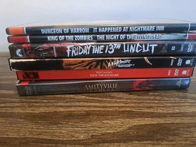 horror Dvd lot Nightmare Elm Street, Friday 13th,Amityville Horror, Zombies Foto 1 de 4