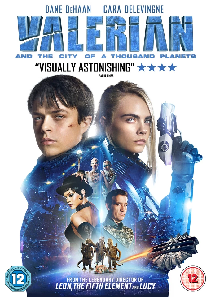 Valerian and The City of a Thousand Planets DVD 2017 Region 2