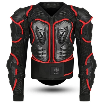pettorina Corpetto moto cross fuoristrada protezione integrale giacca protettiva - Imagen 1 de 4