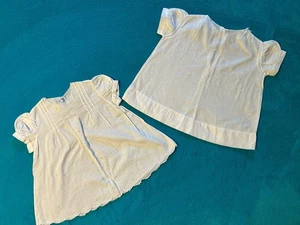 VTG MCM 1950s / 1960s Baby Linen Dresses Clothes Philippine Handmade Embroidered - Picture 1 of 10