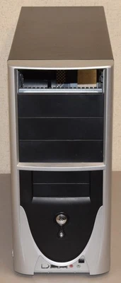 Generic Vintage Black ATX PC Case for Sleeper Retro Build 4x 5.25" Bay 2x 3.5" - Image 1 of 4