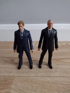 Mattel DC Movie Masters Dark Knight Rises Michael Caine Alfred And Harvey Dent - Picture 1 of 2