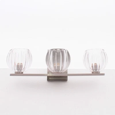 Elegant Lighting 1517W18BN Monticello 3 LT Brushed Nickel Vanity Light - Image 1 of 4