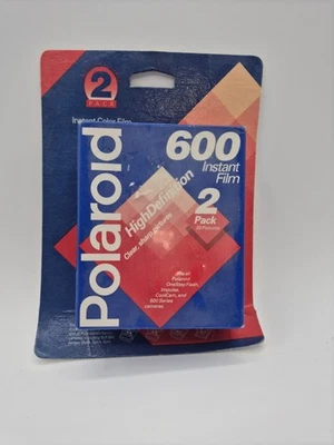 Vintage Polaroid 600 Instant Color Film 2 Pack 20 Pictures Expired 08/96 Sealed - Image 1 of 4