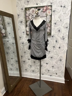 Vintage Roberto Cavalli Y2K Patchwork Halter Mini Dress Size M - Image 1 of 4