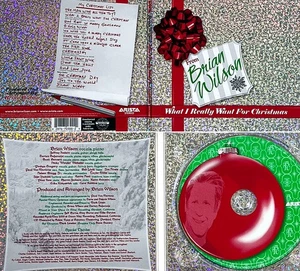 BEACH BOYS (BRIAN W.) *VG+* "WHAT REALLY WANT 4 CHRISTMAS" 2005 ARISTA DIGIPK CD - Picture 1 of 1