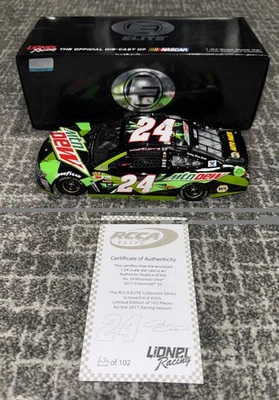 2017 Chase Elliott #24 Mountain Dew 黑色雪佛兰 SS 精英 1:24 #63/102 — 第 1/4 张图片