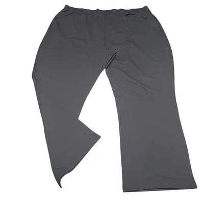 Quacker Factory Womens Pull On Pants w Pockets 3X Plus Size Black Everyday Pants - Image 1 of 4