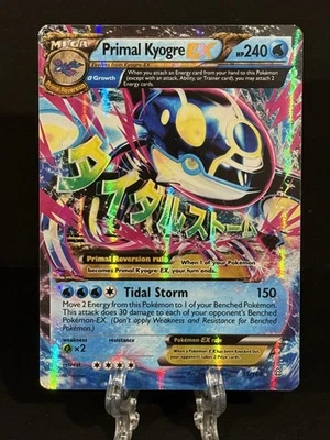 Pokémon TCG Primal Kyogre EX Full Art Holo Card 55/160 Ultra Rare - Image 1 of 2