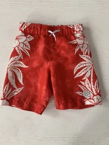 Gap Boys Swim Bottoms Size XS Or 4/5 Red And White - Picture 1 of 7