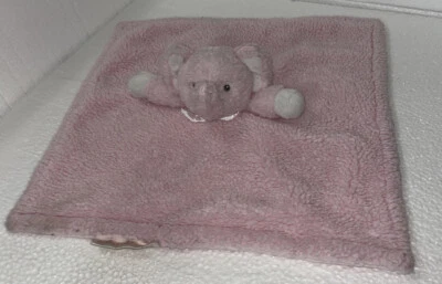 Mantas y más allá Manta de seguridad Sherpa Elefante rosa, Nunu, Lovey, Minky Foto 1 de 4