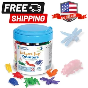Educational Bugs Counters Set Kids Sorting Counting Toys Ages 3+ - Picture 1 of 10