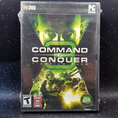 Command & Conquer 3: Tiberium Wars PC DVD Factory Sealed PC Gamer Editors Choice - Image 1 of 4