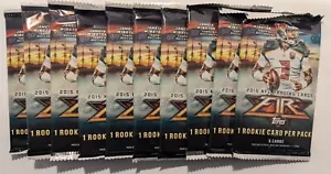 2015 Topps Fire Football Hobby Packs 🏈 10 Brand new Packs 🔥 Great Value - Picture 1 of 2