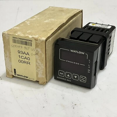 WATLOW 93AA-1CA0-00RR TEMPERATURE CONTROLLER SERIES 935 100-240V 50/60HZ RM6 - Image 1 of 4