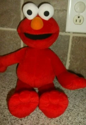"Juguete de peluche de peluche Elmo 2004 15"" Matel Fisher Price coleccionable! Usado en excelente estado Foto 1 de 4