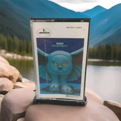 RUSH - FLY BY NIGHT -1975 MERCURY MCR4-1 1023- RARE-CASSETTE 1st Edition vg - Image 1 of 4