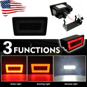 Luces traseras de freno/lámpara antiniebla trasera estilo F1 LED rojas brillantes para Subaru WRX STi XV - Imagen 1 de 12