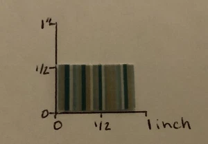 1/144th Scale Dollhouse Miniature Rug - Picture 1 of 1