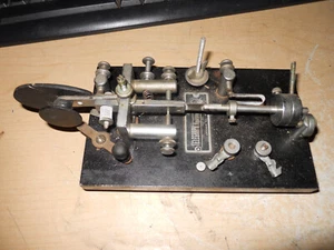 TELEGRAPH APPARATUS CO TELEGRAPH KEY, BUG, HAM RADIO, - Zdjęcie 1 z 4