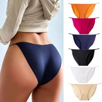 6 Pack Lot Sexy Ladies Womens Panties String Bikini Low Waist Underwear Lingerie - Image 1 of 4