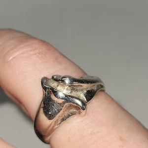 09K5 BAGUE MODERNIST ARGENT 925 MASSIF 6,51 g TAILLE 57 CREATEUR BJORN LAPPONIA - Picture 1 of 11