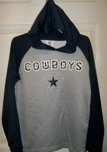 Dallas Cowboys Football Gray Navy Blue Hoodie Boys Youth Size 8 NWT - Picture 1 of 1