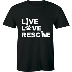 Life Is Better With A Dog Shirt Animal Rescue Pet Lovers T-Shirt I Love My Dog - Picture 1 of 4