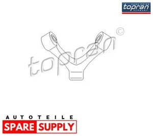 Bracket, exhaust system for Audi Seat Skoda Topran 111 591 - Picture 1 of 6