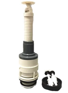 Universal Top Button Flush Valve for two Piece toilets & 2" Flush Hole - Picture 1 of 6