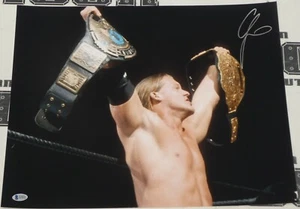 Chris Jericho Signed 16x20 Photo BAS COA WWE New Japan Pro Wrestling Autograph 2 - Picture 1 of 24