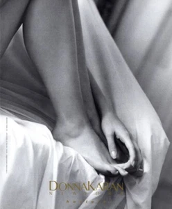 1988 Donna Karen New York hosiery feet toes legs Arnell 1-page MAGAZINE AD - Picture 1 of 1