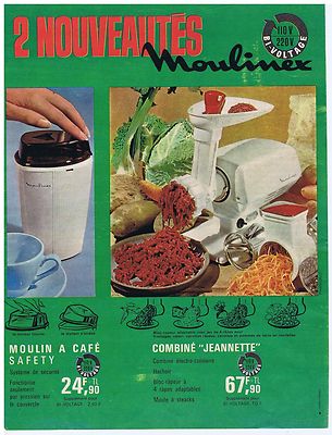 ROBOT MOULINEX COMBINE Jeannette Moteur Ok De 1966 Vintage EUR 12,00 - FR