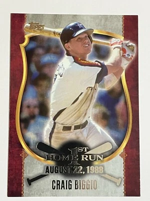 2015 Topps FHR-4 Silver 1st Home Run Craig Biggio - Houston Astros - Image 1 of 2