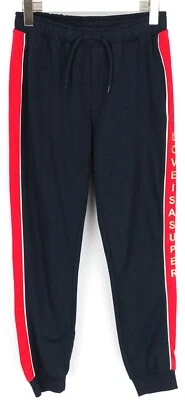 NAME IT Nkfliva Sweatpants Girl's 12 YEARS Elastic Waist Dark Blue - Image 1 of 4