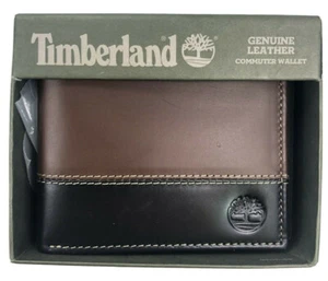 Timberland/dk.braun/schwarz/Premium Echtleder Bi Fold/Neu im Karton/Reg $55 - Bild 1 von 11