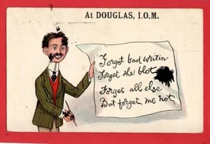 ISLE OF MAN AT DOUGLAS COMIC HUMOUR  PEN INK - Picture 1 of 1