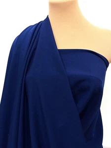 POLY CREPE ROYAL FABRIC 58" BTY.. STRETCH ..DRESSES, PANTS, JUMPSUITS - Picture 1 of 1